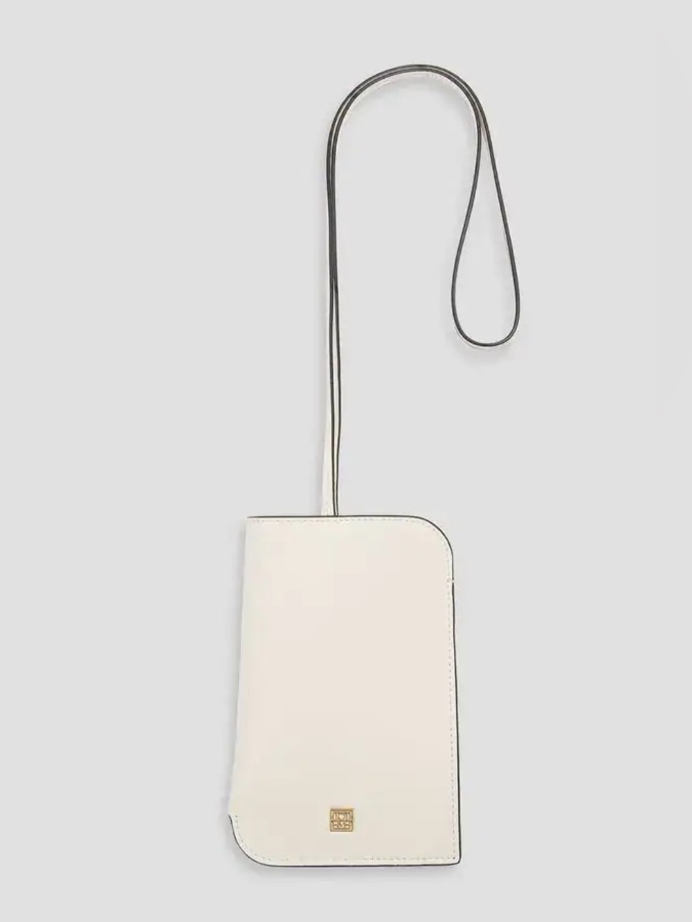TOTEME  Textured-Leather Pouch Milk Color